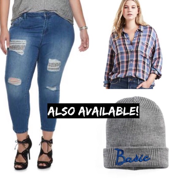 LEVI'S Button Plaid Shirt Boyfriend Fit Plus Blue - Picture 2 of 8